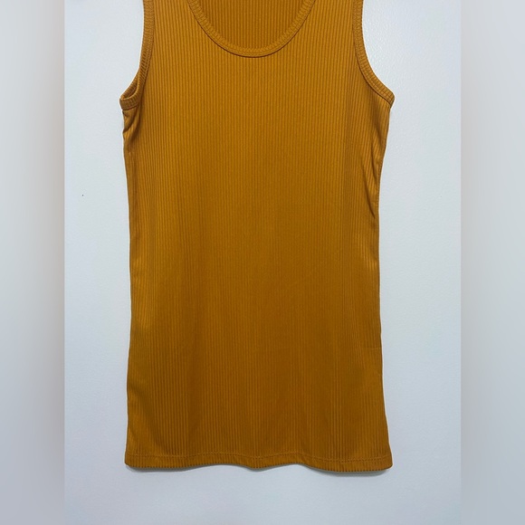 Unicorn Tribe brown ribbed stretch tank top size - Picture 5 of 9